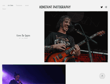 Tablet Screenshot of konstantphotography.com